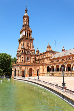 Plaza de Espana, Sevilla, Spanien