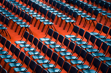 chairs in an audience