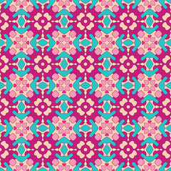 Seamless and elegant Baroque pattern with flowers