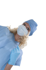 Fototapeta premium Beautiful Woman Surgeon