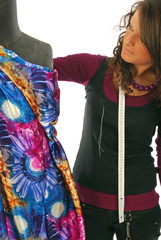 A tailor at work in his studio