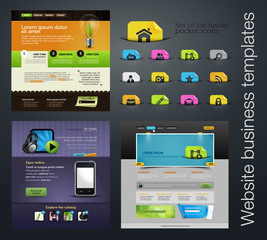 web design set +bonus icons