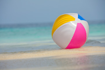 Ball on the beach