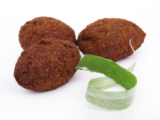 Tasty falafel meat