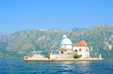 Church of Our Lady on the Rock in Perast, Montenegro