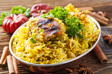 Chicken biryani