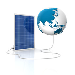 Solar panel for green and renewable energy