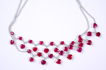 Obraz premium Necklace with gemstones