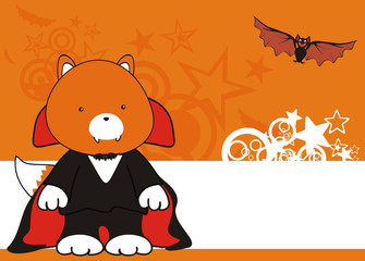 fox dracula cartoon background