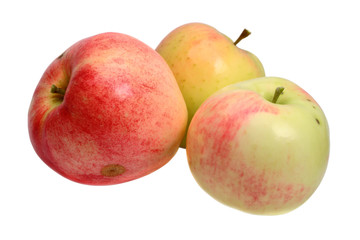 Three ripe apple