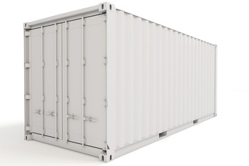 3d cargo container blank