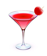 red cocktail