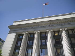 Buildings in Salt Lake City Utah USA