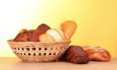 Baked bread assortment