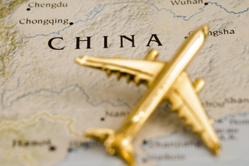 Plane Over China