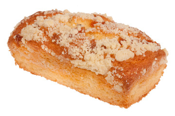 Assortment of bread and pastry composed on the table