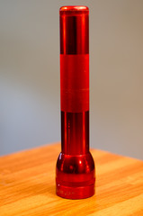 red flashlight