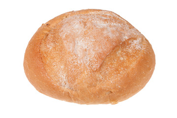 Assortment of bread and pastry composed on the table