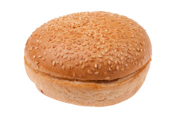 Assortment of bread and pastry composed on the table