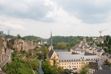 Obraz premium Luxembourg City. panorama
