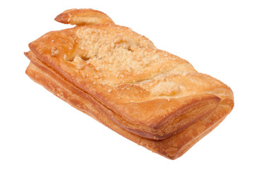 Assortment of bread and pastry composed on the table