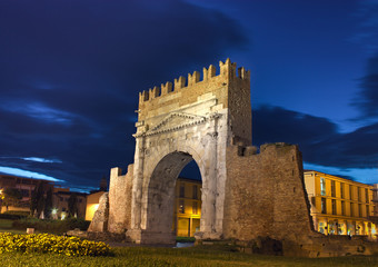 Fototapeta premium Rimini, the arch of Augustus