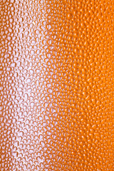 Close up of beer bubbles