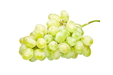 fresh grape fruits isolated on white background