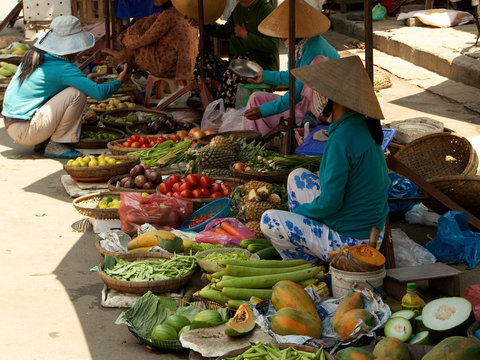 Vietnamese Market in Hoi An, Vietnam