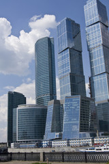 Fototapeta premium Moscow, modern buildings