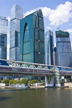 Moscow, modern buildings