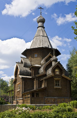 Moscow, wooden church
