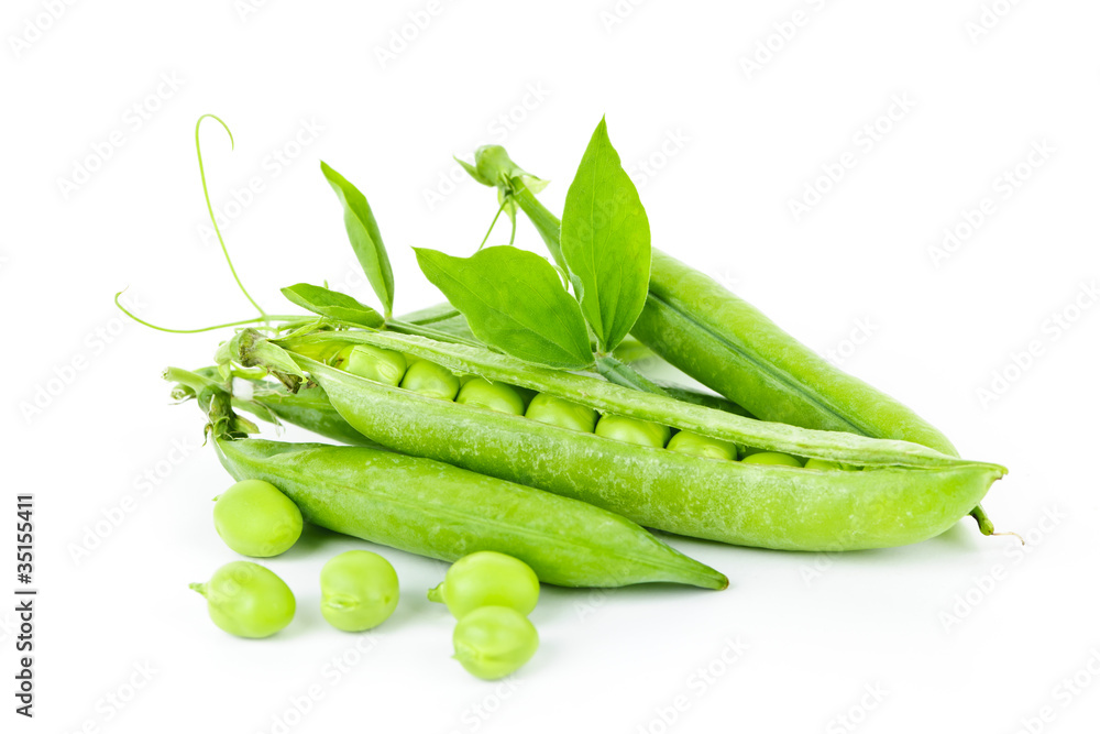 Canvas Prints pea pods and green peas