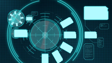 Illustration of a virtual menu