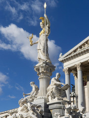 Obraz premium Parlament in Wien