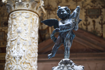 Particolare della fontana di Palazzo Vecchio, Firenze