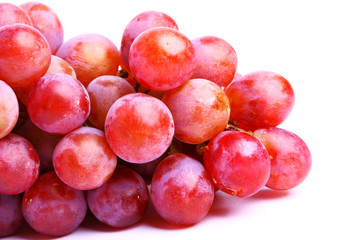 Delicious red grapes