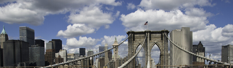 Fototapeta na wymiar Panoramic View of New York City Buildings