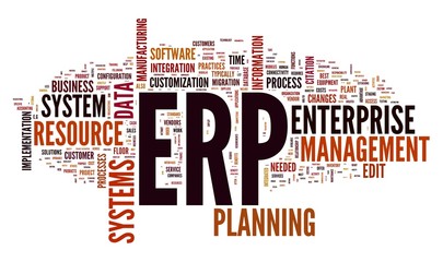 ERP system in word tag cloud - 35163669