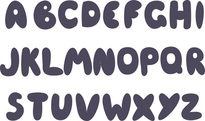 funky latin alphabet