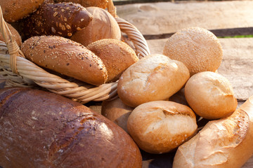 Brot Brötchen arrangement