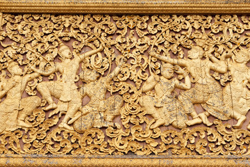 antikes buddhistisches Relief