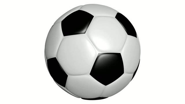 Fu&szlig;ball Animation drehend