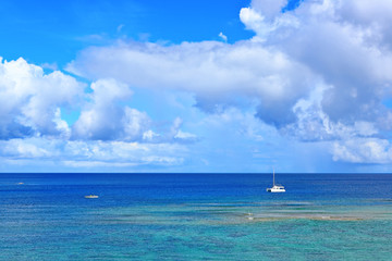 beautiful sea at summer