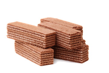 Chocolate wafers with cream filling