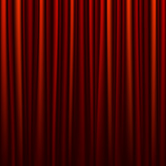 Seamless red curtain