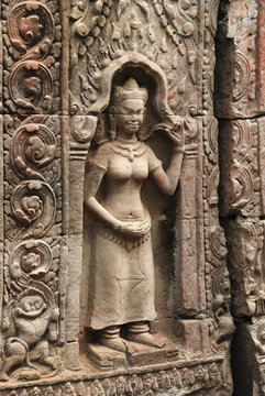 Fassade Angkor Wat Kambodscha