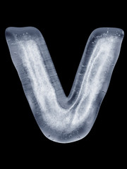 Eis Buchstabe V