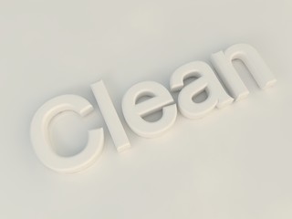 Clean Text weiß