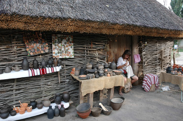 Life of raditional ukrainian village.